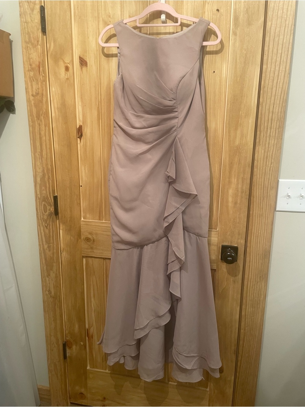 Taupe formal dress